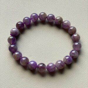 Amethyst Beaded Bracelet